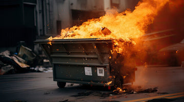 The Peaceful Protest Dumpster Fire