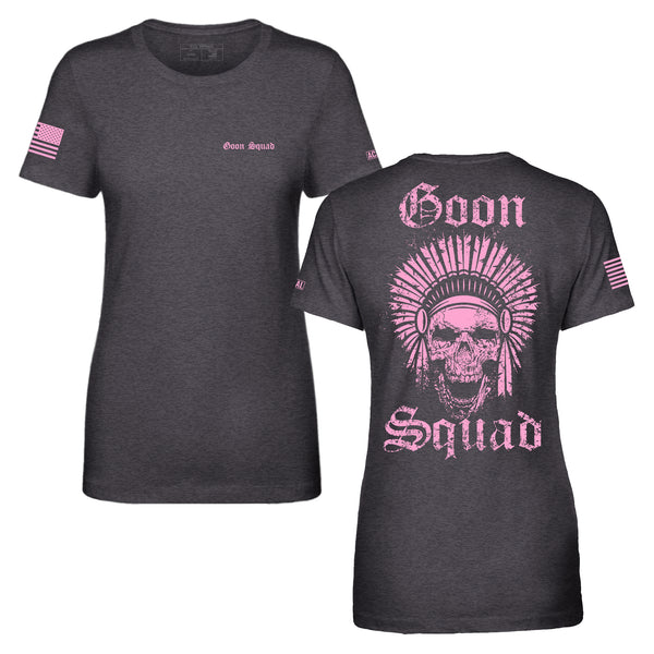 Women's Pink Goon Squad T-Shirt - Charcoal