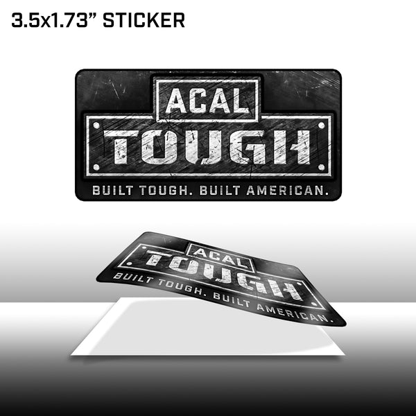 ACAL Tough Car Decal/Sticker - B/W